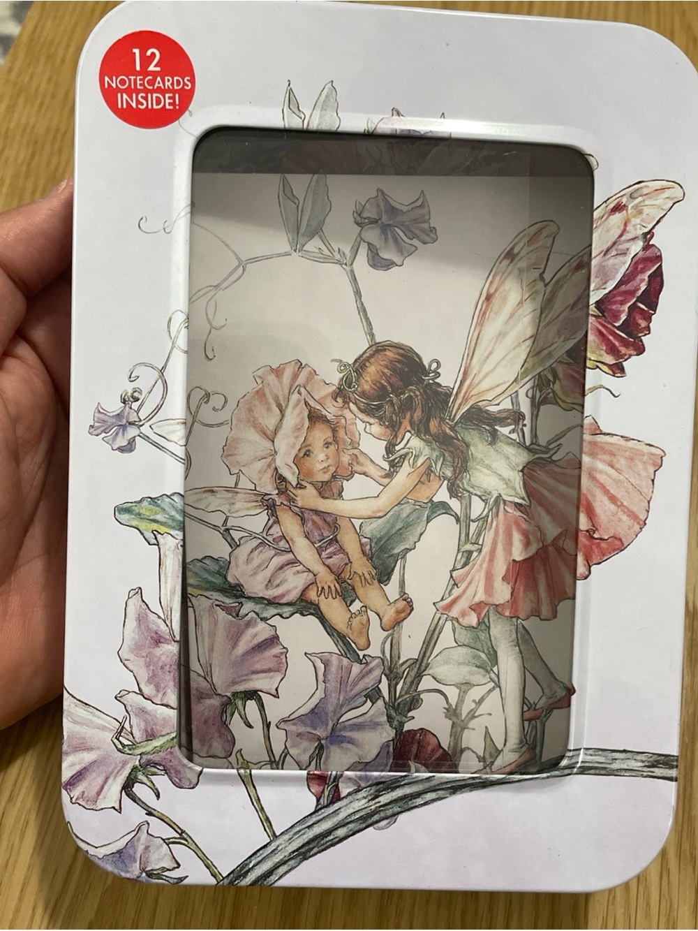 Vintage Floral Fairy Notecard Set - Watercolor Illustration cards only 10 cards